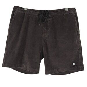 Toes On The Nose Corduroy Shorts Mens XL Brown Cotton Spandex Casual SS-2012